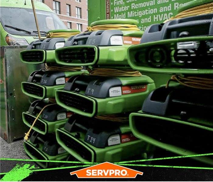 stacked air movers poster