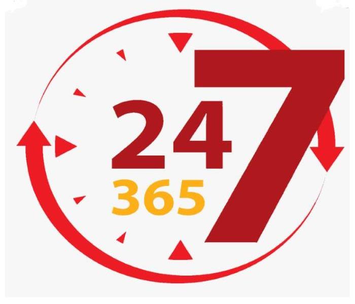 logo of 24 hour 7 days a week 365 days out of year